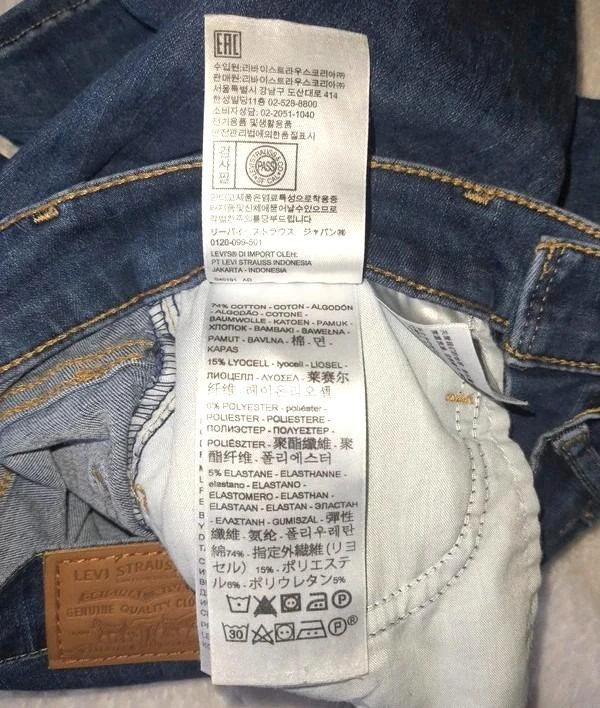 Calça jeans Levi's slim azul feminino 34 - PP – photo 6